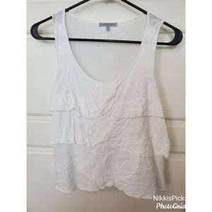 Women's white tank